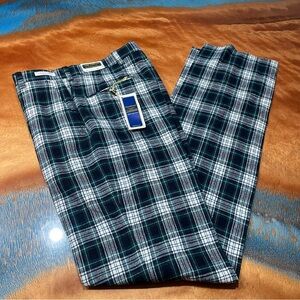 VTG Pendleton NOS Wool Campbell Dress Tartan Plaid Pants USA green size 31